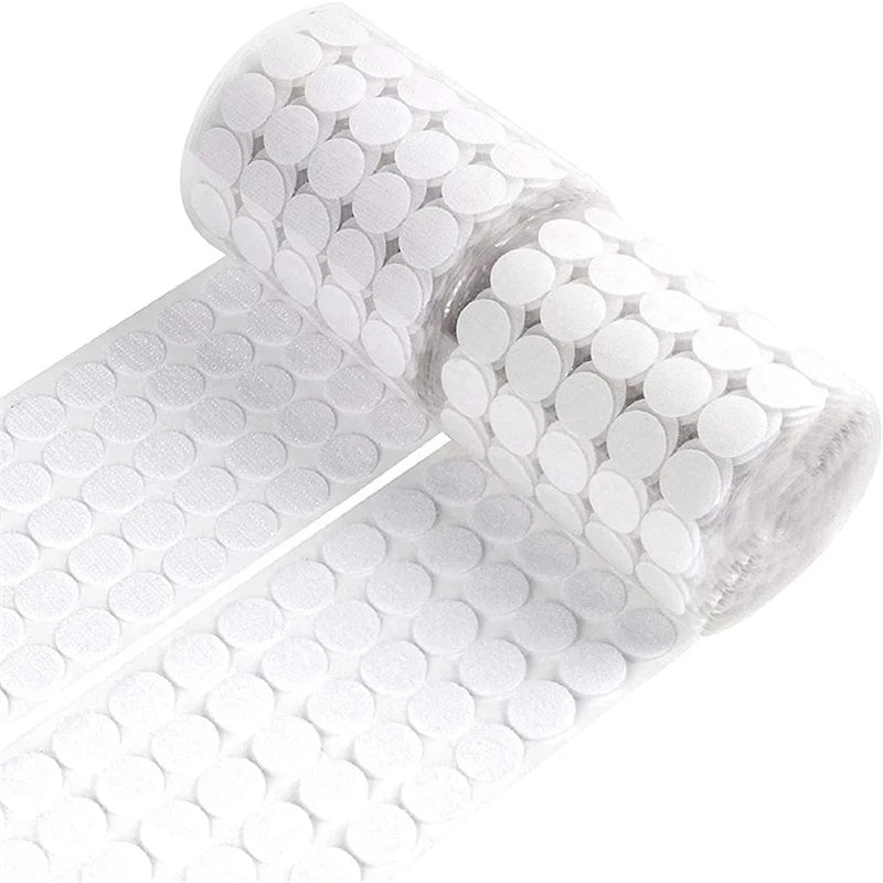 Self-Adhesive Hook and Loop Dot Stickers — Strong Nylon Fastener Tape