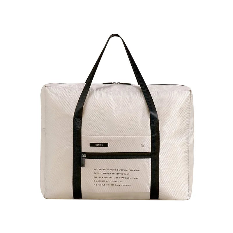 Large Capacity Travel Duffel Bag — Water Resistant Luggage Organizer