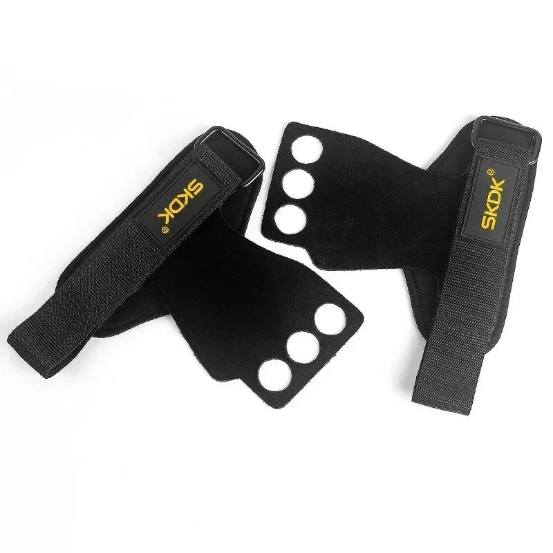 macroupta Cowhide Gym Gloves — Weightlifting Hand Protectors for Pull Ups