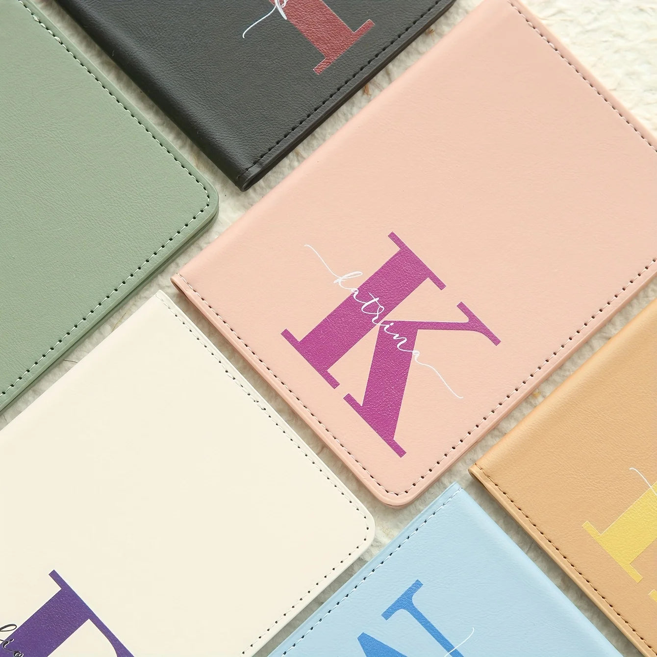 Personalized Passport Cover — Custom Monogram Travel Accessory