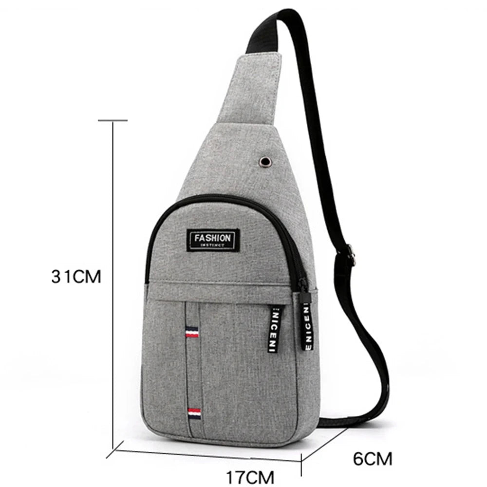 RPXBGUCKARHG Sling Chest Bag — Casual Oxford Cloth Messenger Bag