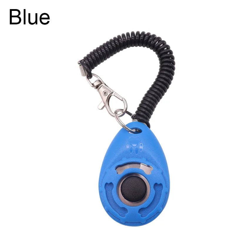 Pet Training Clicker — Ergonomic Reward Tool with Wrist Strap