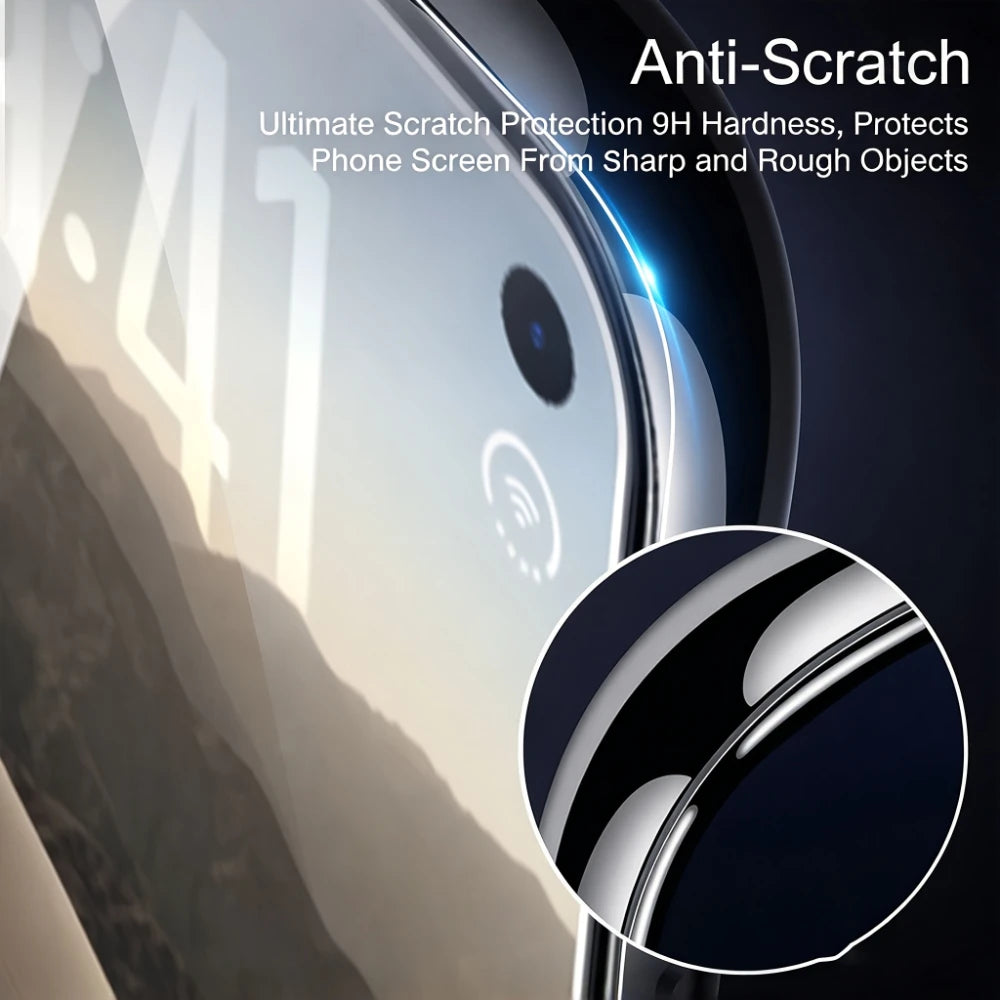 NNBILI Privacy Screen Protector — Anti-Spy Tempered Glass Film for iPhone Duo