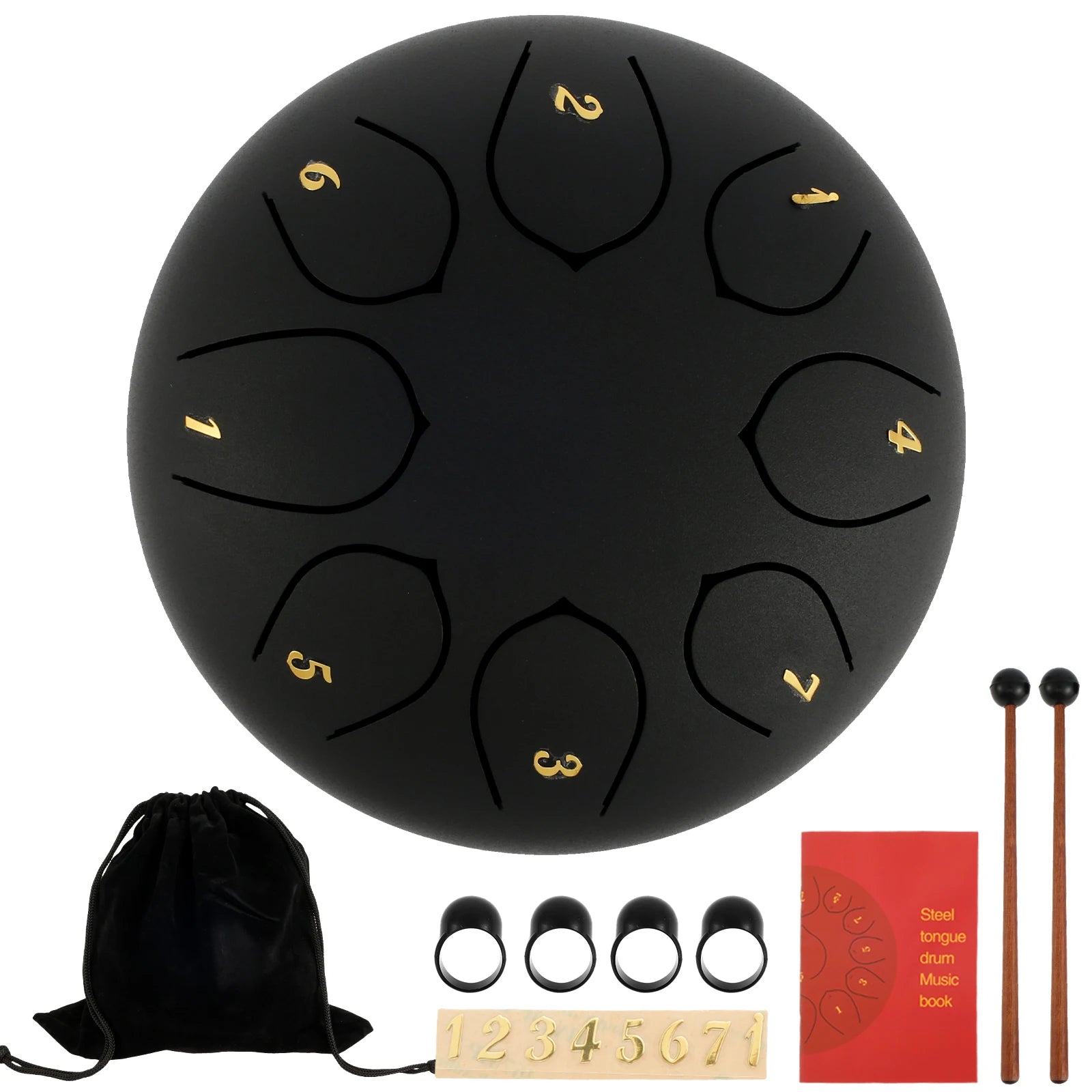 Steel Tongue Rain Drum — Outdoor Musical Garden Decor & Percussion
