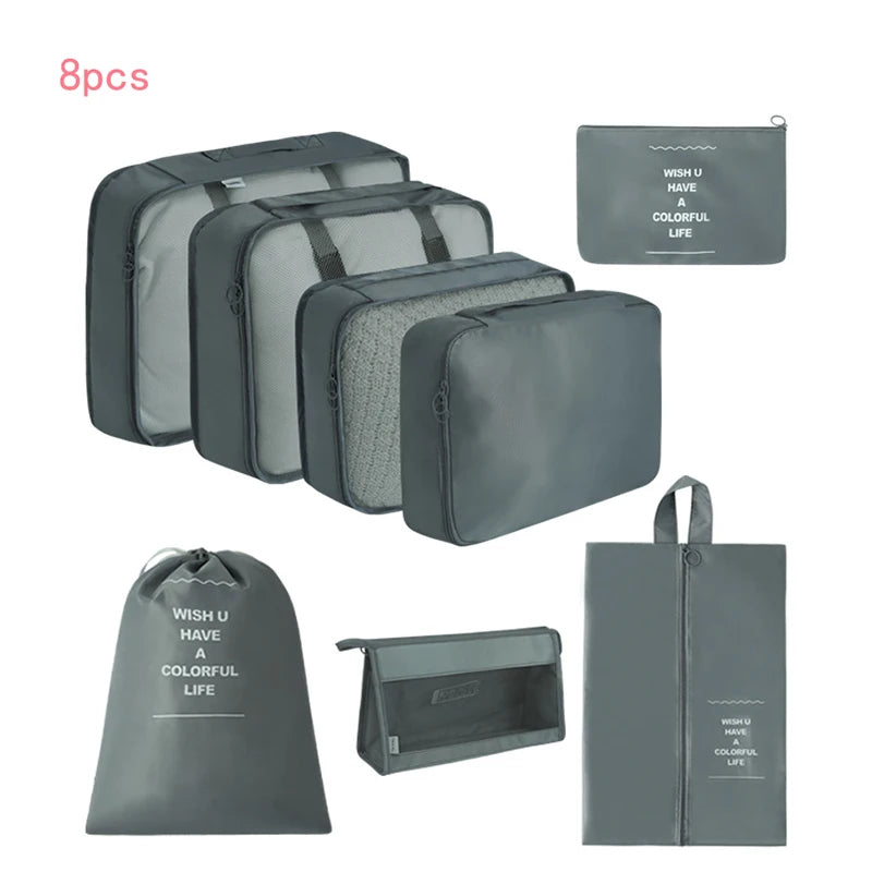 Travel Packing Cube Sets — Luggage Organizers for Suitcases and Backpacks