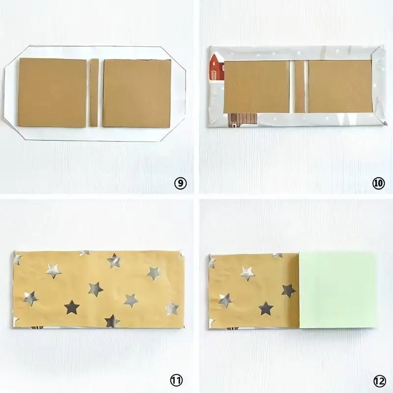 6-Piece Bookbinding and Scrapbooking Tool Kit — DIY Craft Stencils for Journals
