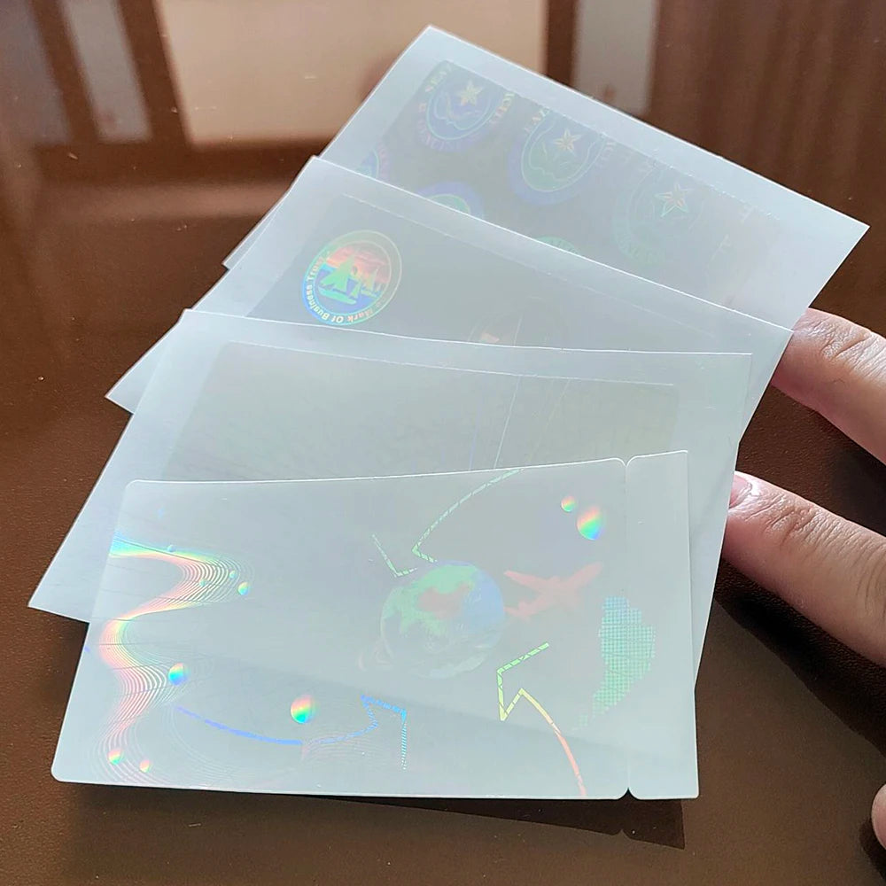 XMYLNG Holographic Decoration Stickers — Waterproof Clear Laser Labels