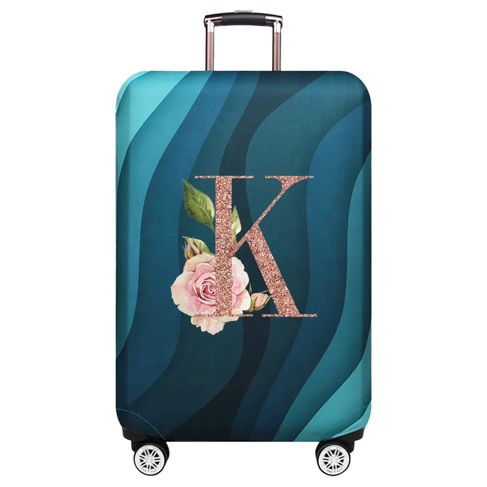 Stretch Luggage Protector Cover — Decorative Suitcase Guard for Travel