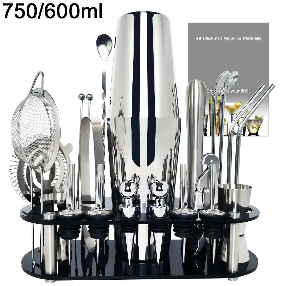 XINGZHAOHOME Professional Cocktail Shaker Set — Complete Bartender Tool Kit