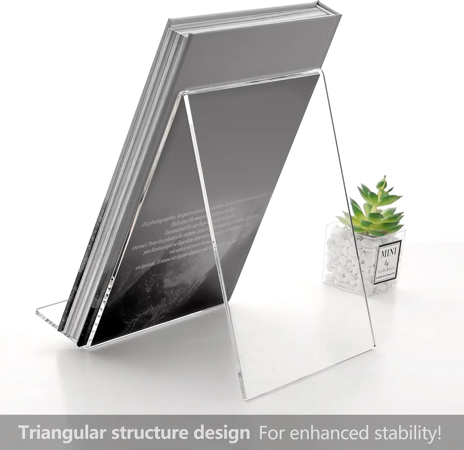 Acrylic Easel Display Stands — Versatile Support for Books, Tablets, and Art
