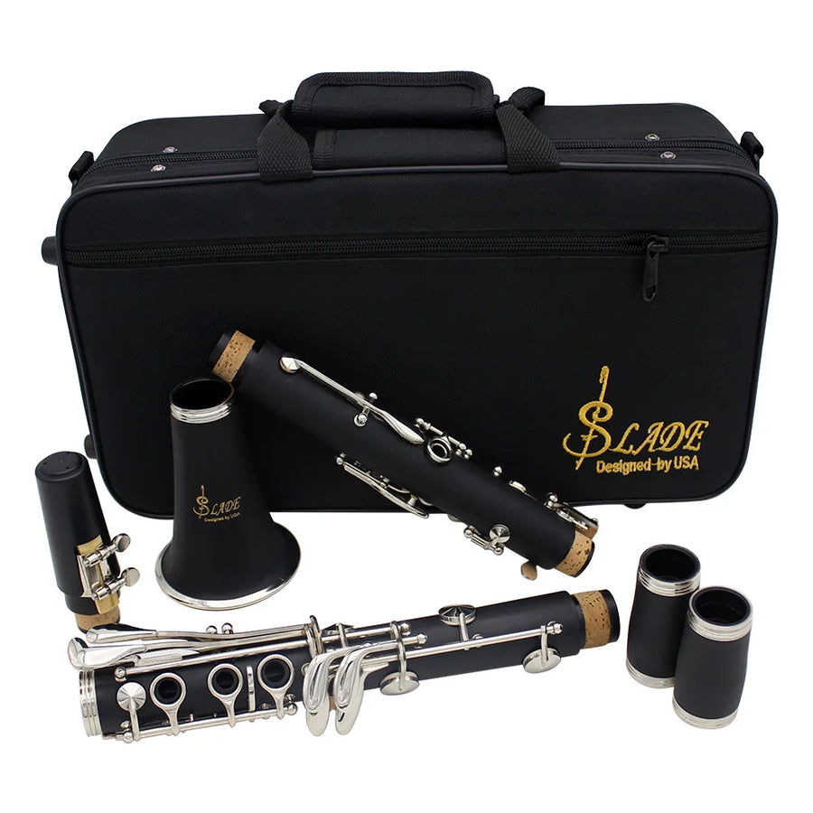 SLADE Bb Clarinet — 17 Key Professional Woodwind Instrument