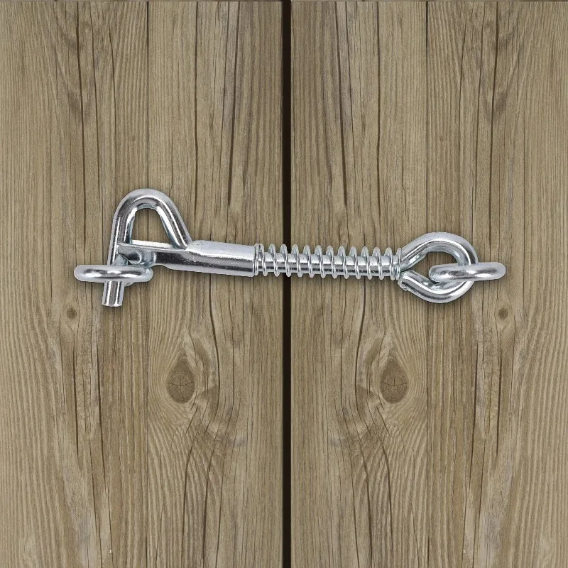 Safety Hook and Eye — Zinc Plated, 2 Pack