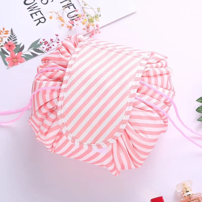 Drawstring Cosmetic Bag — Waterproof Travel Makeup Pouch & Organizer