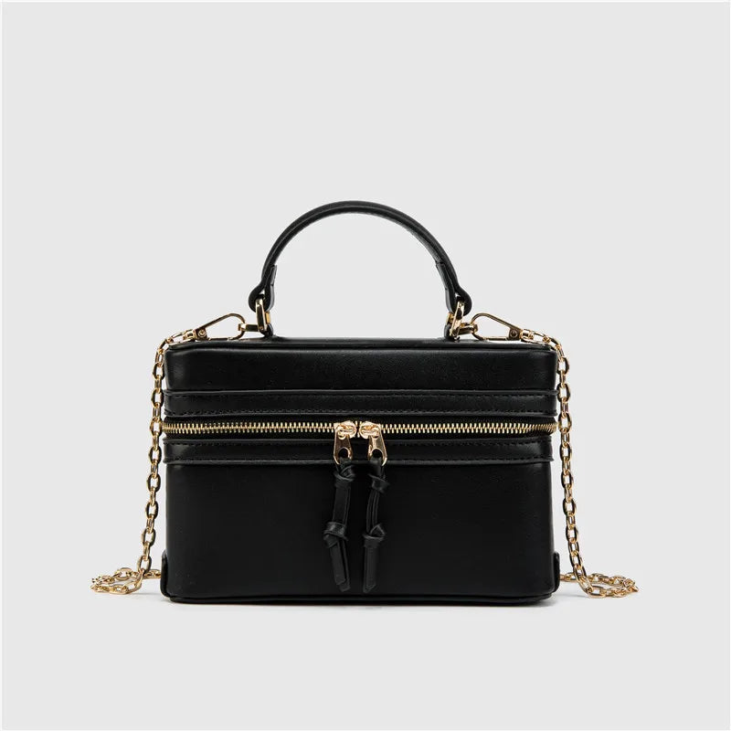 miflame Women's Mini Crossbody Bag — Structured Convertible Shoulder Bag
