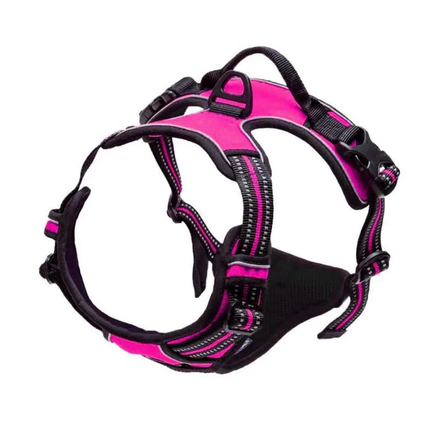 JTPAWS Adjustable No Pull Dog Harness — Reflective Vest with Front Clip