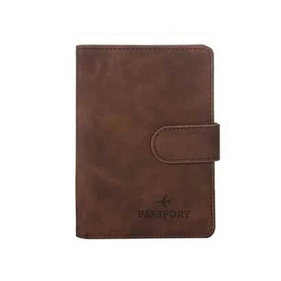 SNUGUG Leather Passport Holder — Waterproof Travel Wallet & Card Case