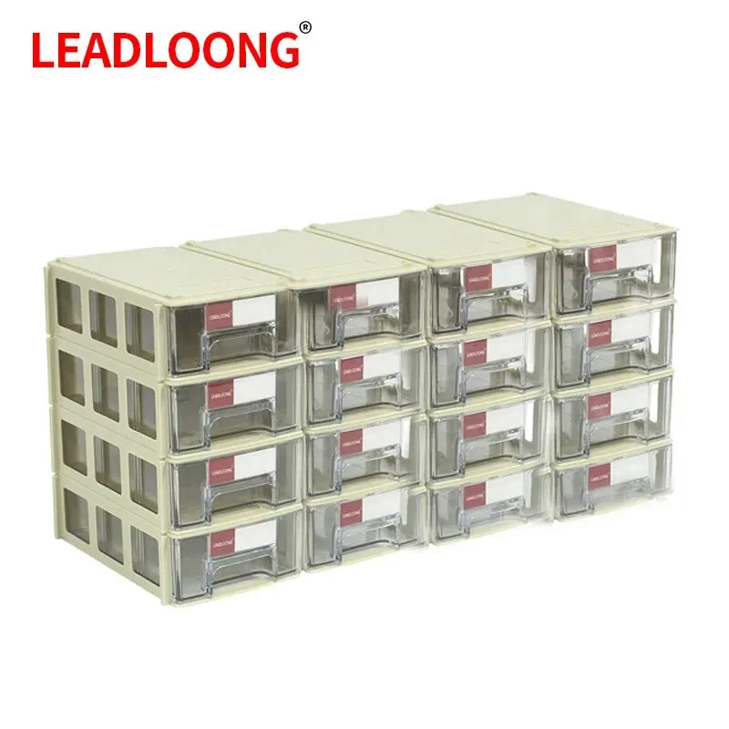 LEADLOONG Mini Storage Drawer Organizer — Multi-Purpose Craft & Hardware Bin