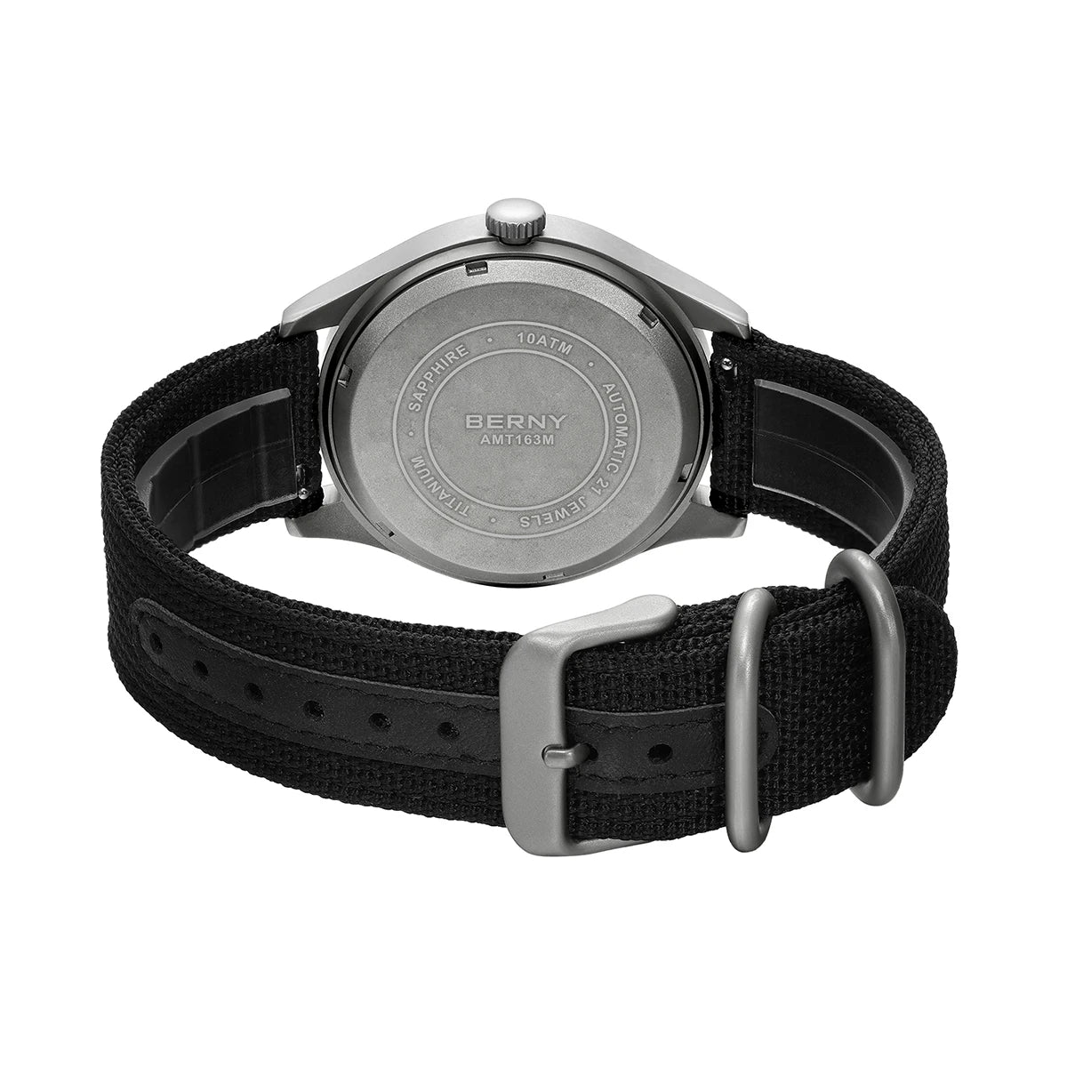 BERNY Titanium Automatic Field Watch — Super Luminous Outdoor Sports Watch