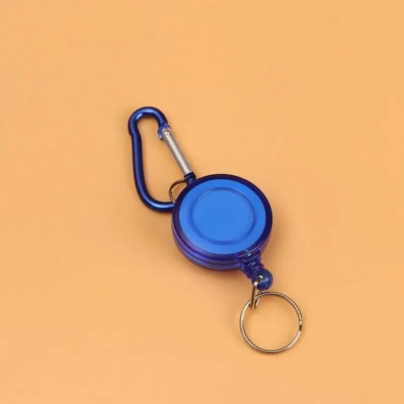 Retractable Badge Holder — Durable Aluminum Alloy Pull Buckle