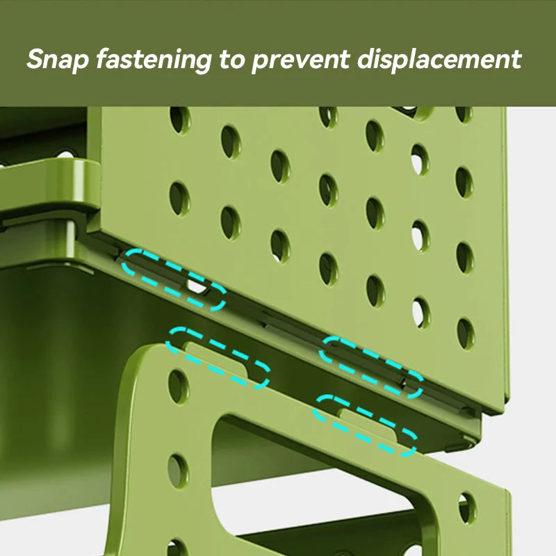 Stackable 3-Tier Desk Organizer — Multi-Compartment Office Storage