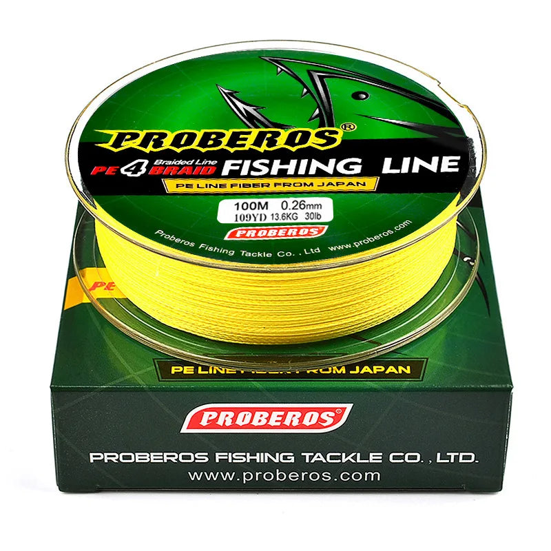 4-Strand Braided Fishing Line — High Strength Multifilament for Carp & Ocean