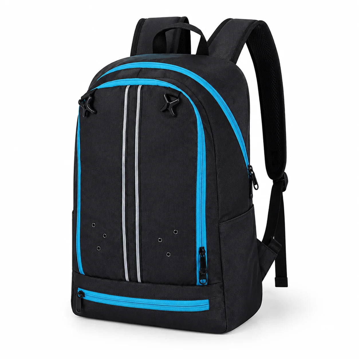 Basketball Backpack — Waterproof Sports Bag with Stowable Ball Holder