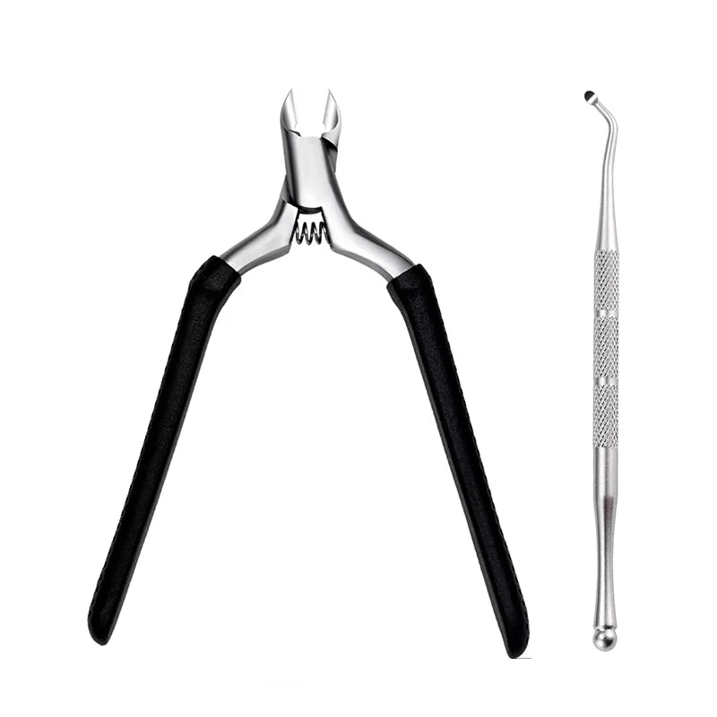 Stainless Steel Cuticle Nipper — Professional Manicure Trimmer Tool