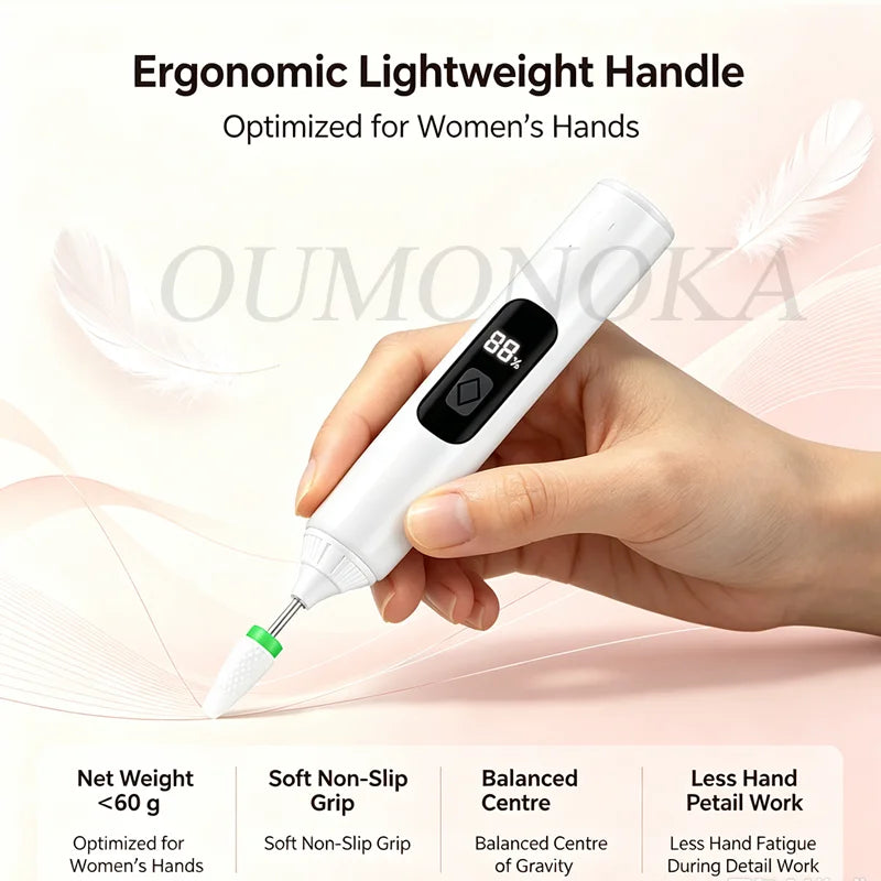 Professional Electric Nail Drill — High-Speed Cordless Manicure Machine