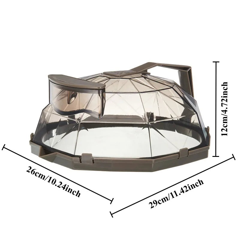 Microwave Splatter Cover — Moisture-Retaining Food Lid with Steamer