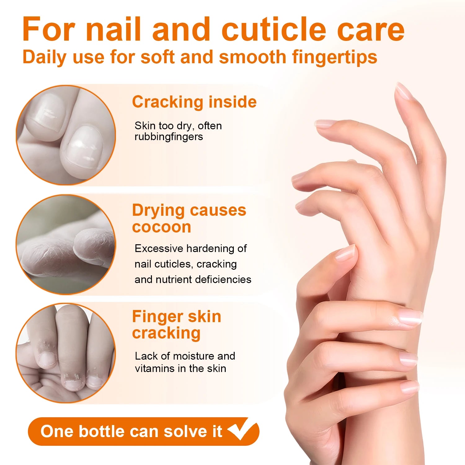 TWOING Honey Milk Cuticle Oil — Nourishing Nail Treatment for Dry Skin