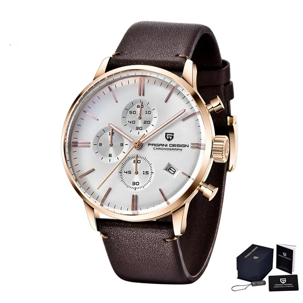 PAGANI DESIGN 2720 Chronograph Watch — Professional Business & Sport Quartz
