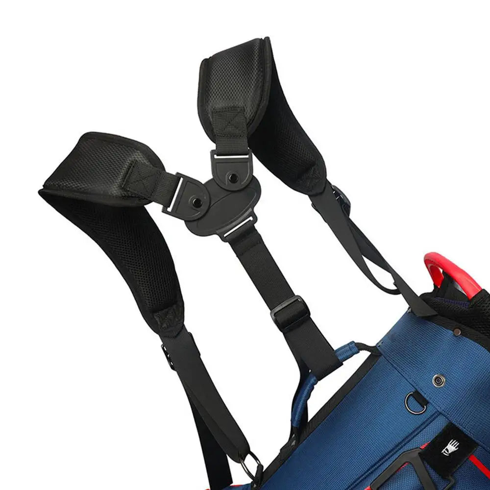Adjustable Double Shoulder Golf Bag Strap — Padded Nylon Replacement