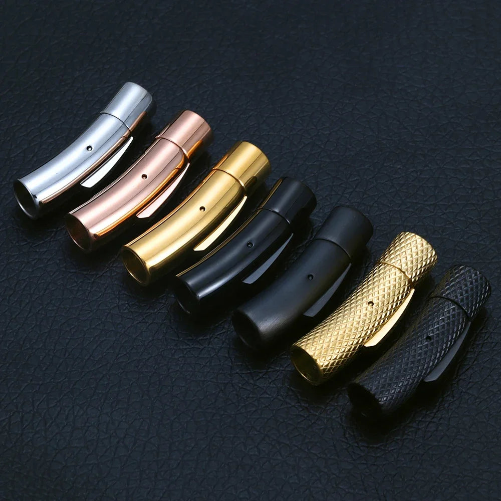 EMBLAASK Stainless Steel Bayonet Clasp — Durable Jewelry Pushlock Closure
