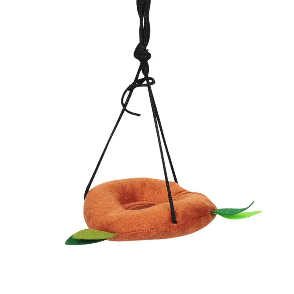 Small Animal Hanging Hammock Set — Soft Plush Cage Bed & Tunnel