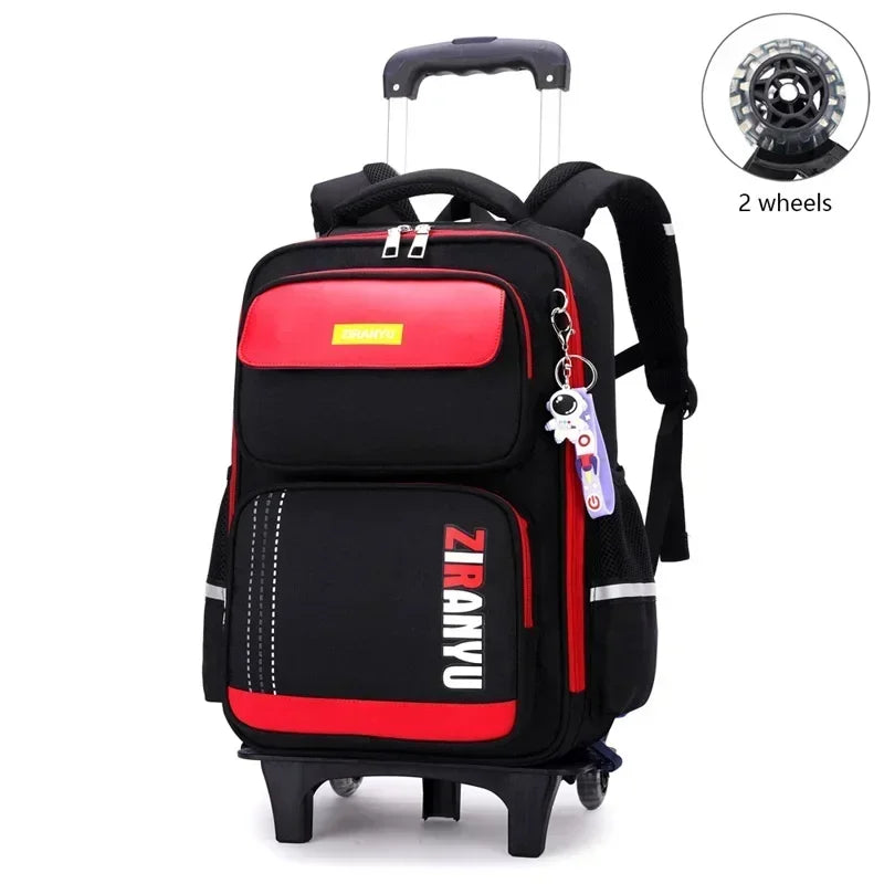 Student Rolling Backpack — Multi-Functional Trolley Bag for Primary School