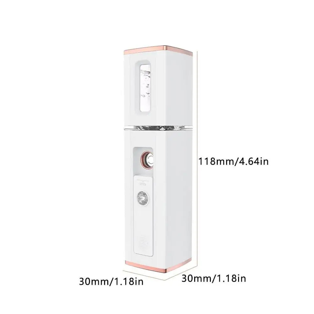 Nano Facial Steamer Mist Sprayer — Portable Hydrating Skin Refresher