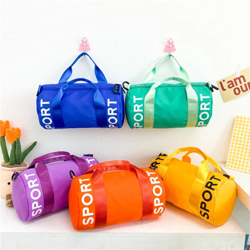 Kids' Multi-Purpose Travel Tote — Lightweight Duffle Bag for Sports and Swimming