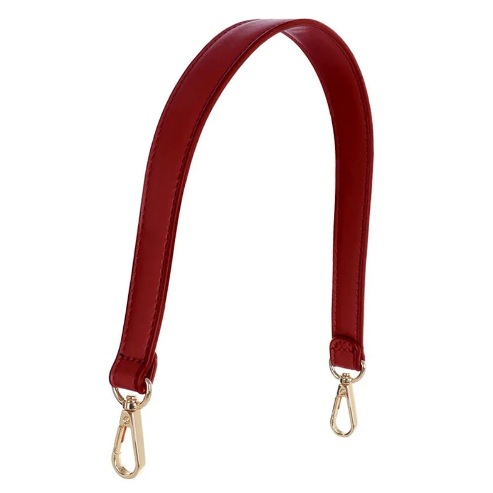 PU Leather Bag Strap Replacement — Wide Shoulder Handle for Handbags