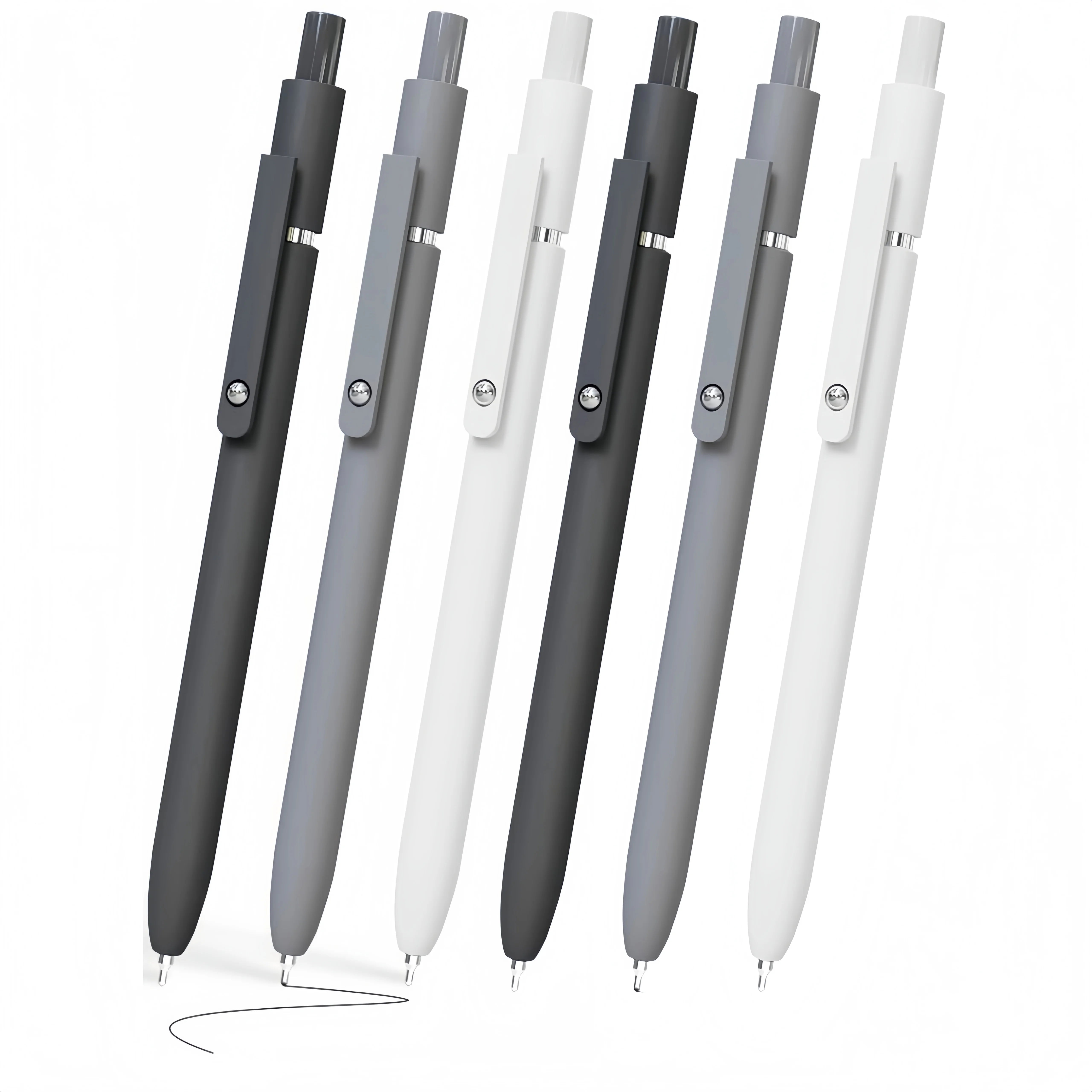 Smooth Writing Gel Pen Set — Fine Tip Black Ink for School and Office