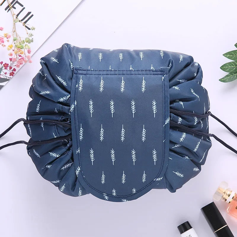 Drawstring Cosmetic Bag — Waterproof Travel Makeup Pouch & Organizer