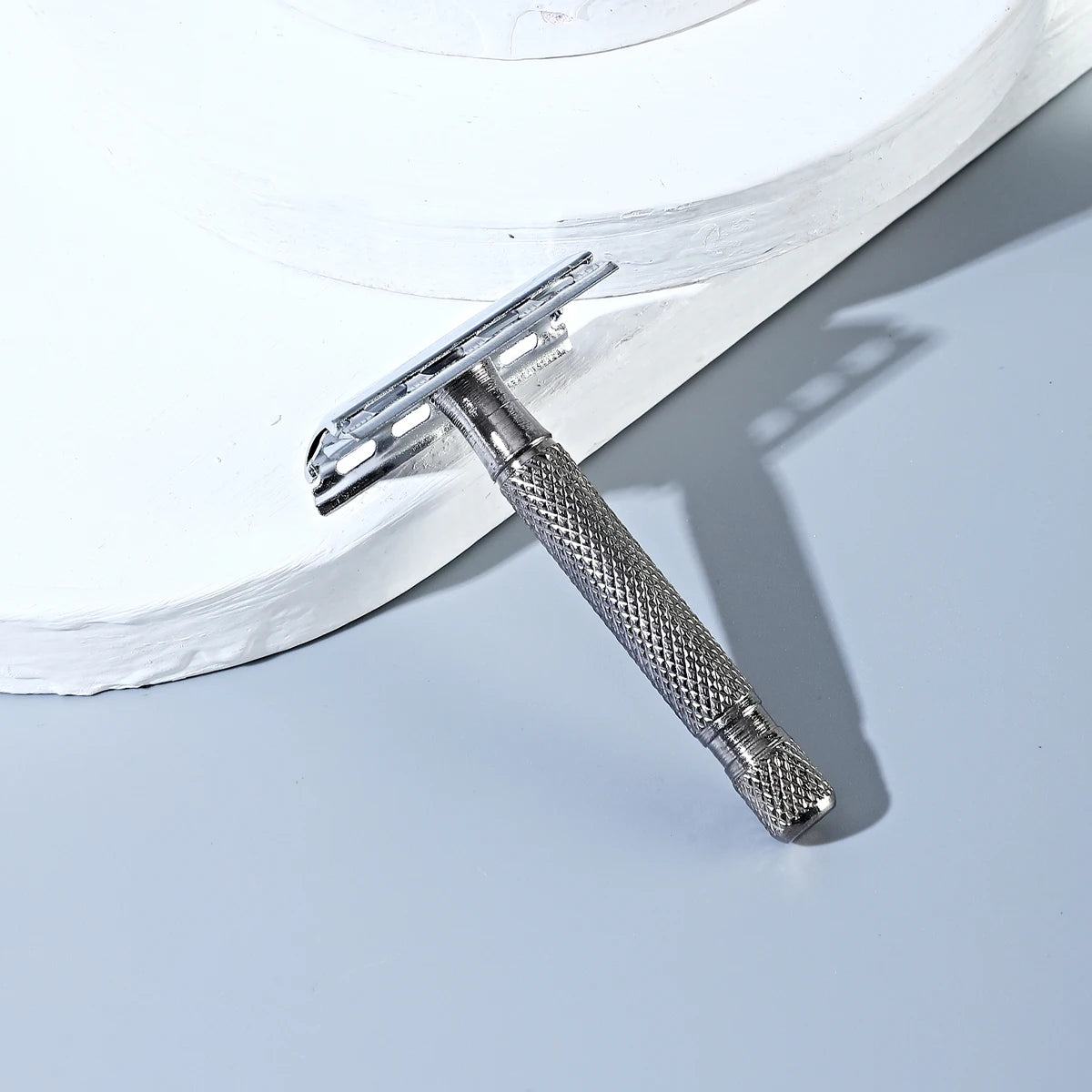 Stainless Steel Safety Razor — Manual Double Edge Shaving Tool for Men