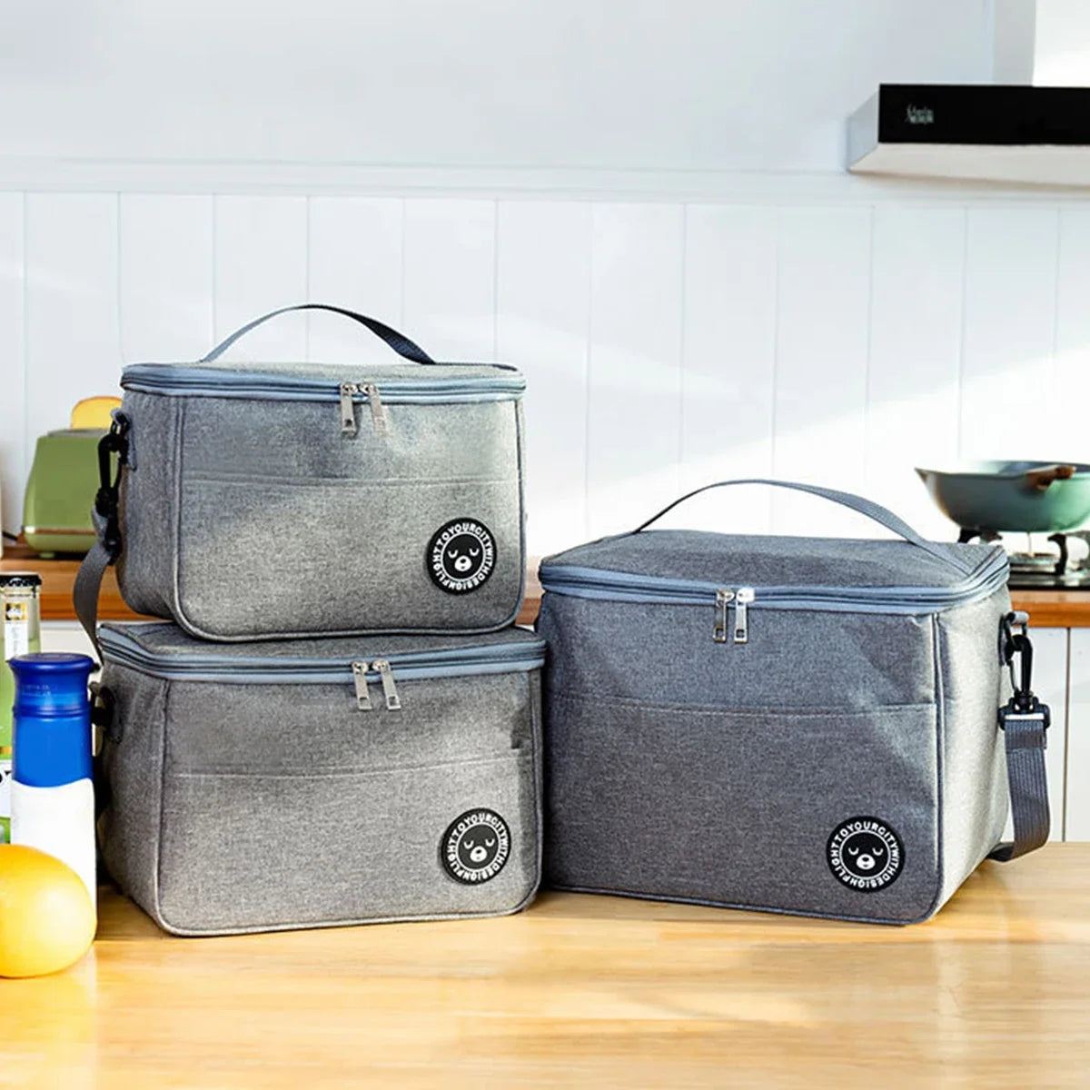 Insulated Lunch Bag — Waterproof Thermal Food Container with Shoulder Strap