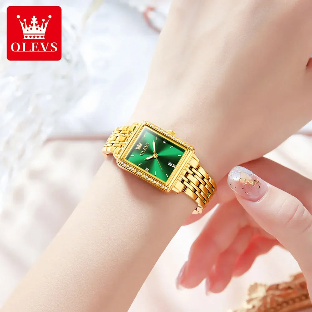 OLEVS 9995 Elegant Quartz Watch — Luxury Waterproof Ladies Wristwatch