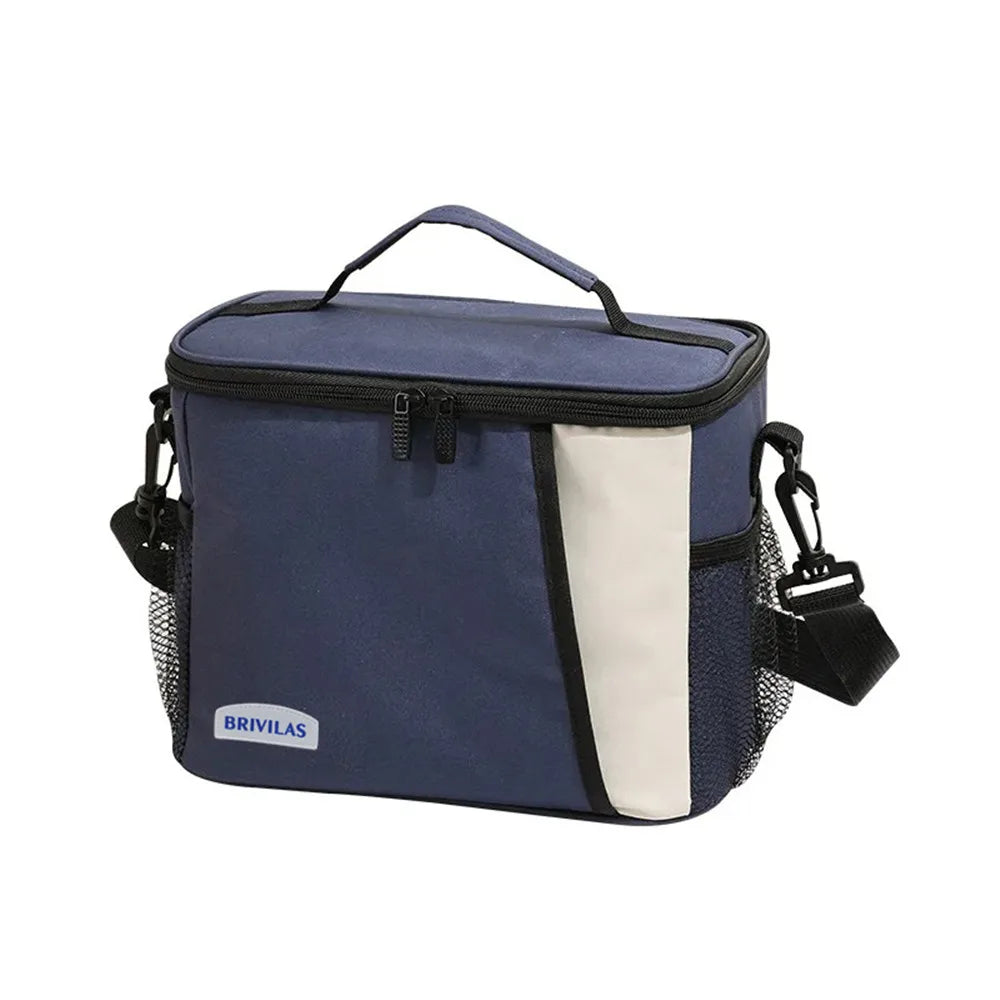 TRISJEM Insulated Lunch Bag — Large Reusable Meal Carrier with Shoulder Strap