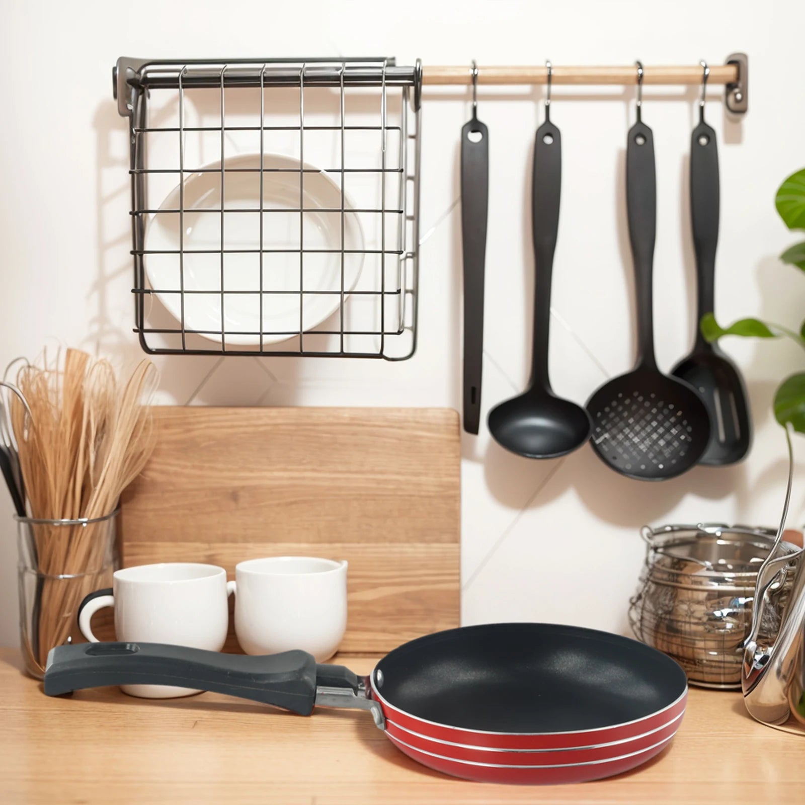 Mini Non-Stick Stainless Steel Frying Pan — Compact Single-Serving Cookware