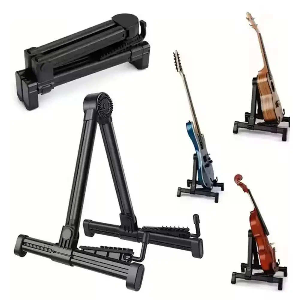 Foldable Guitar Stand — Portable Support for Acoustic and Electric Guitars