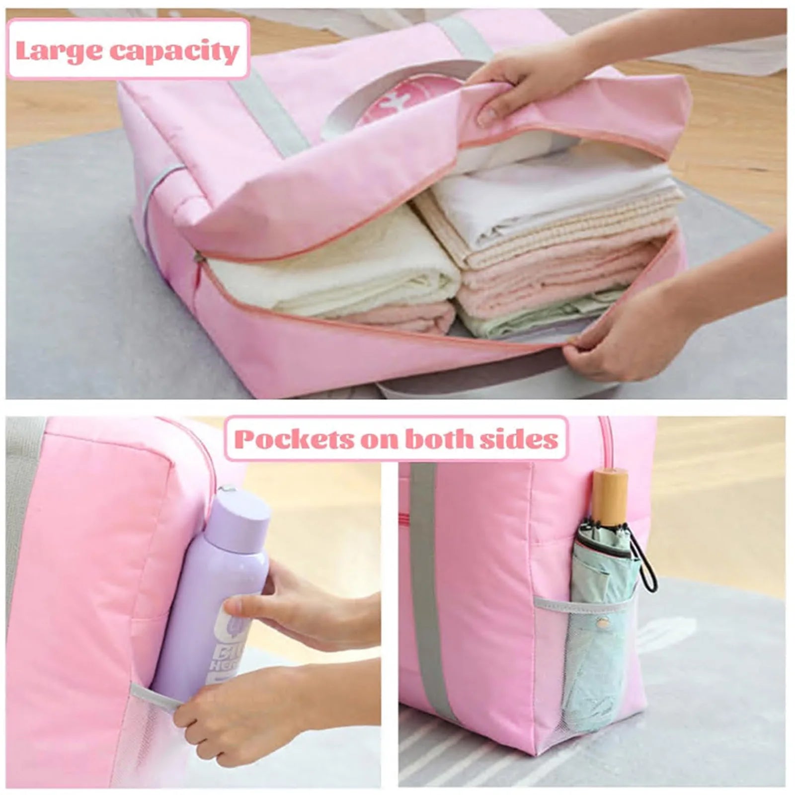 Travel Duffel Bag — Waterproof Foldable
