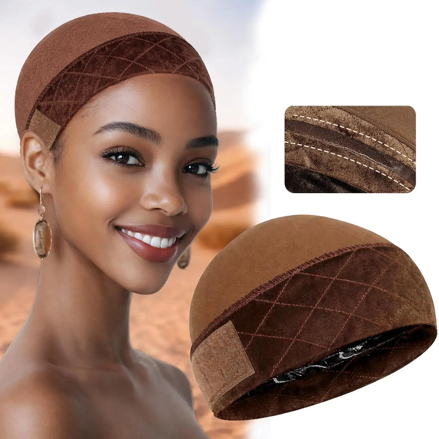 HMHIFI Non-Slip Wig Grip Cap — Adjustable Breathable Under Cap