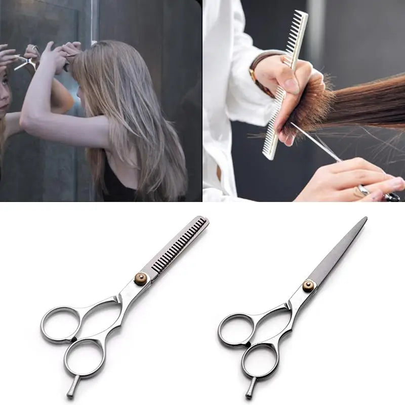 Professional Hair Thinning Scissors — Stainless Steel Barber Styling Tool