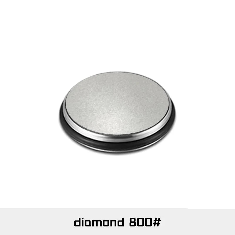 Rolling Knife Sharpener — Double Sided Diamond Stone with Magnetic Angle